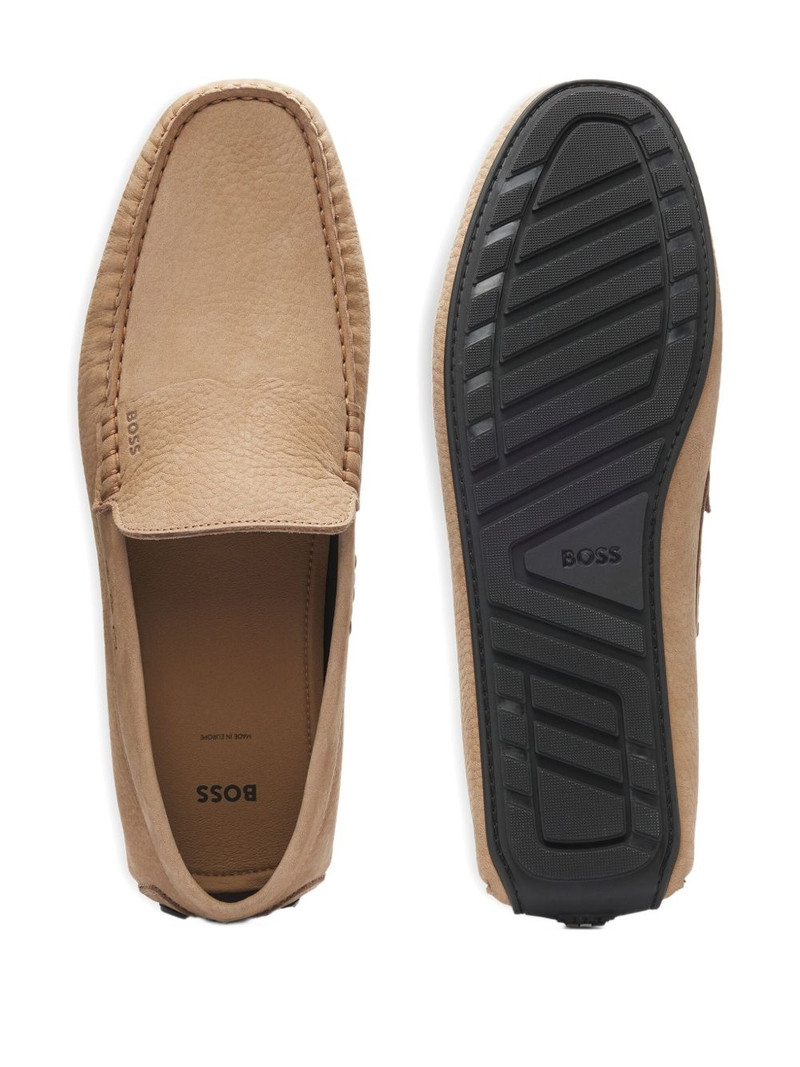 BOSS leather loafers outlook