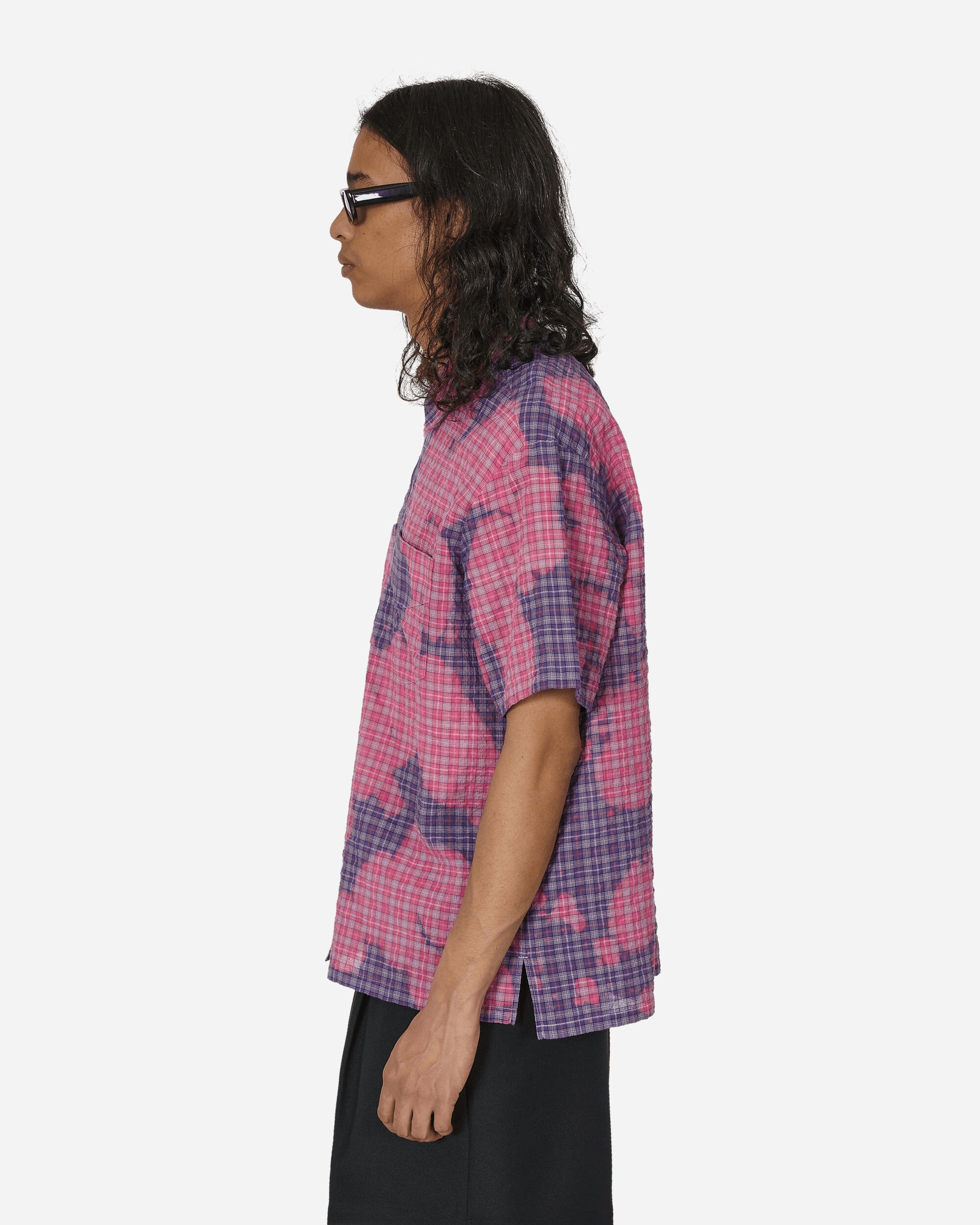 Bleached Zip Shirt Purple - 2