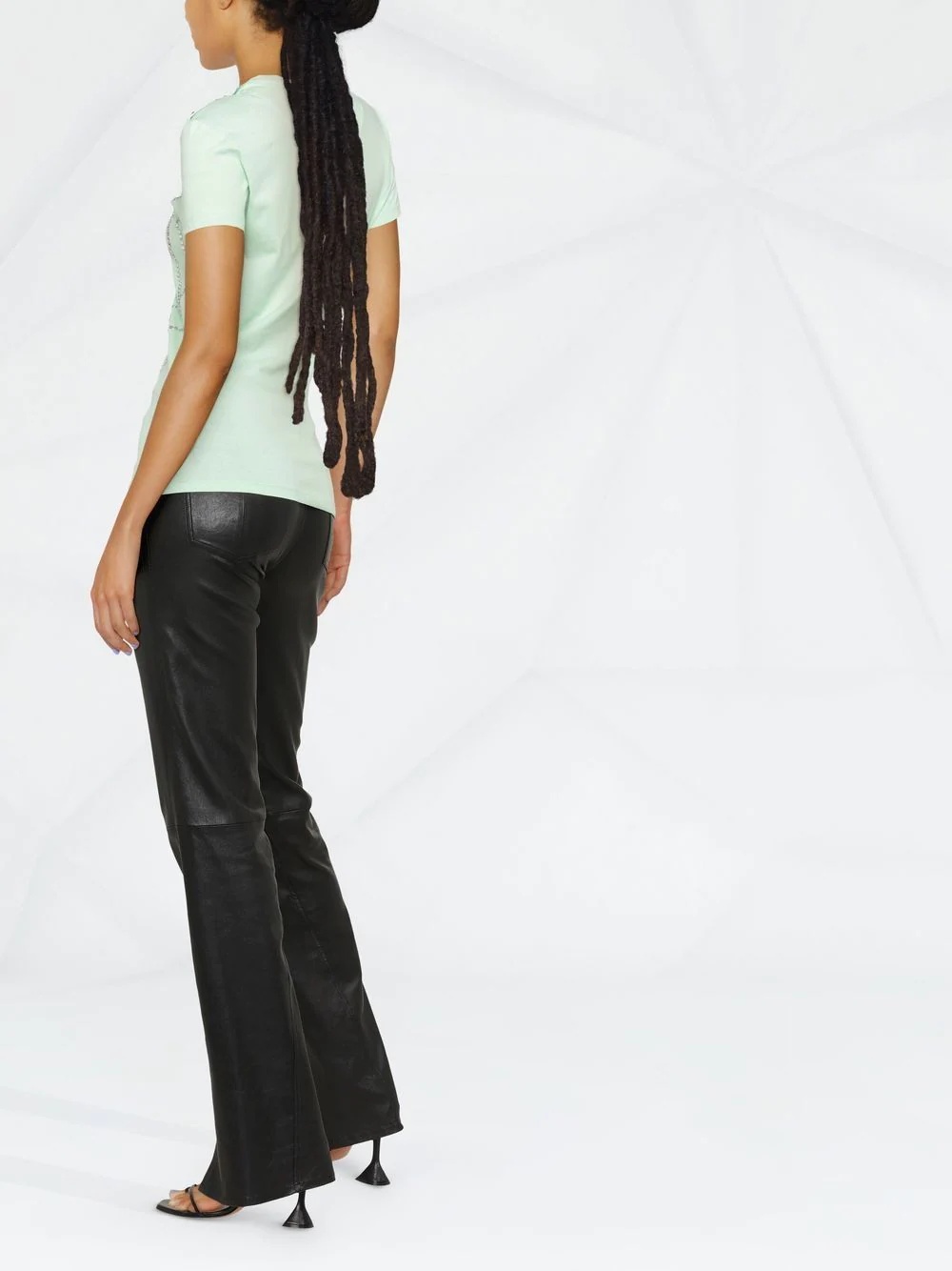 crystal-embellished T-shirt - 3