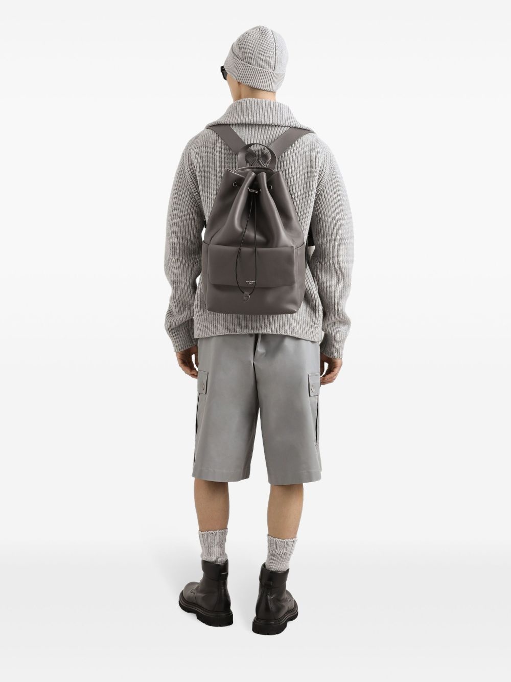 fisherman's-knit cardigan - 3