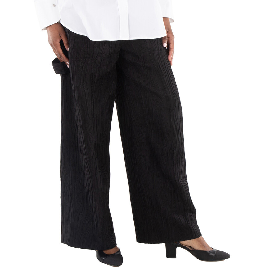 Stella Mccartney Net Sustain Organic Cotton-Blend Jacquard Pants - 3