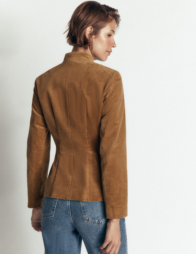 Hereford Military Cord Jacket-Gingerbread 4