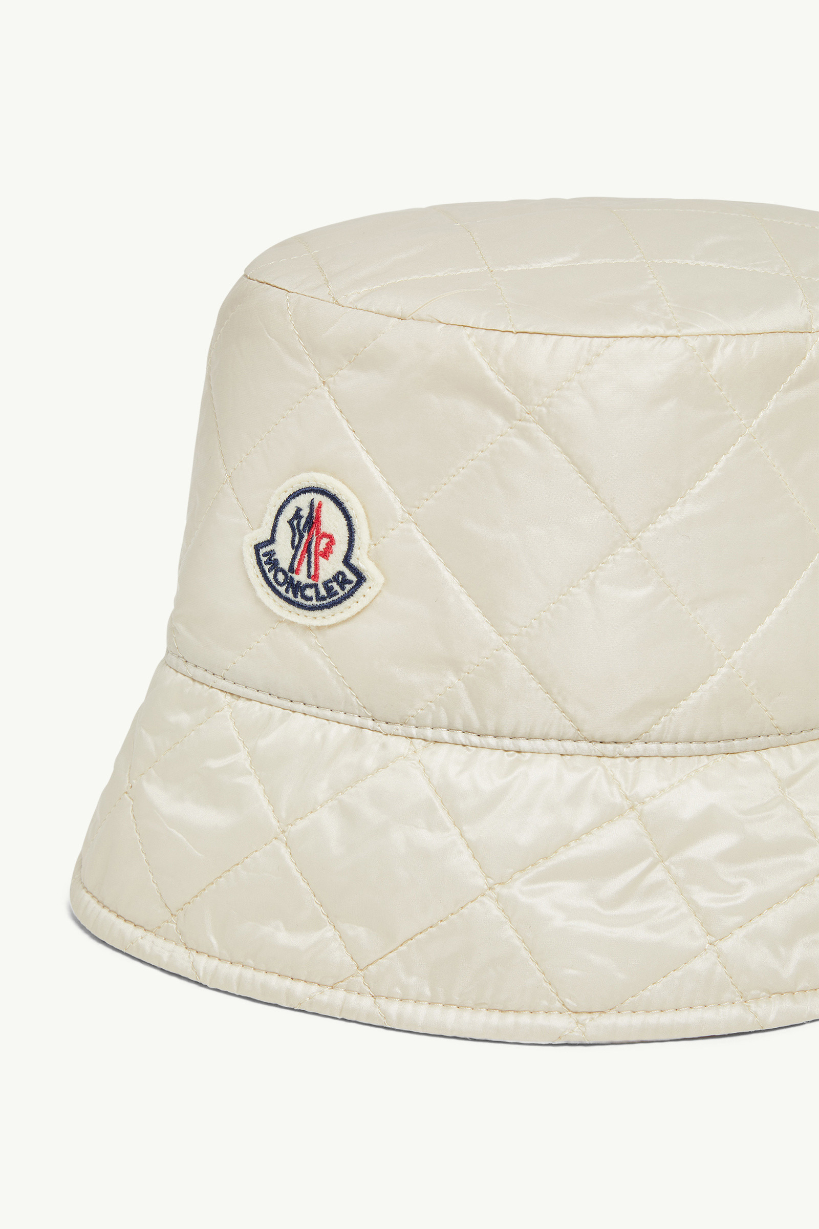 Diamond-Quilted Padded Bucket Hat - 3