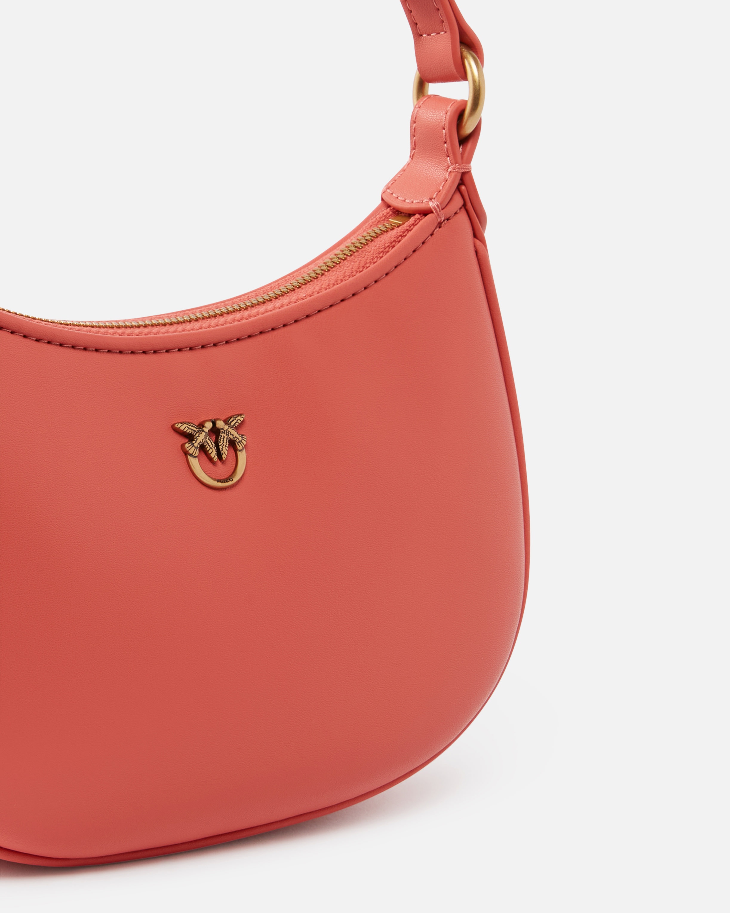 HALF MOON BABY LEATHER SHOULDER BAG - 3