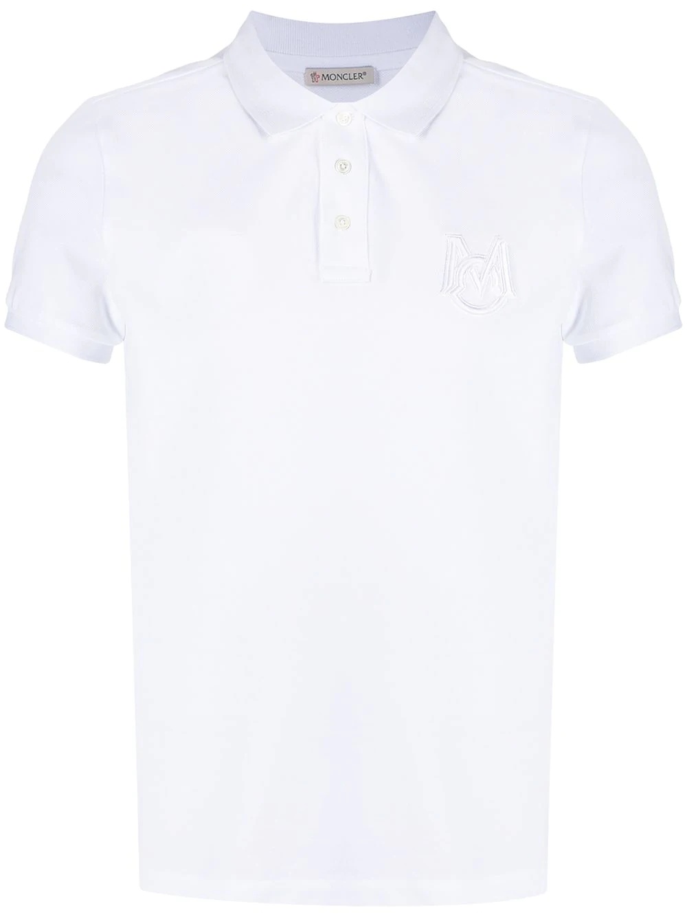 pointed collar polo shirt - 1