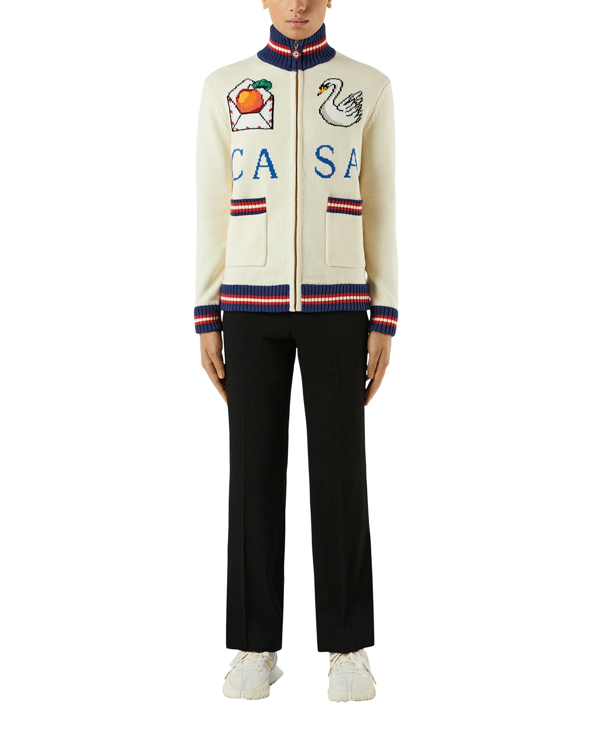 Casa Swan Zip Up Jacket - 3