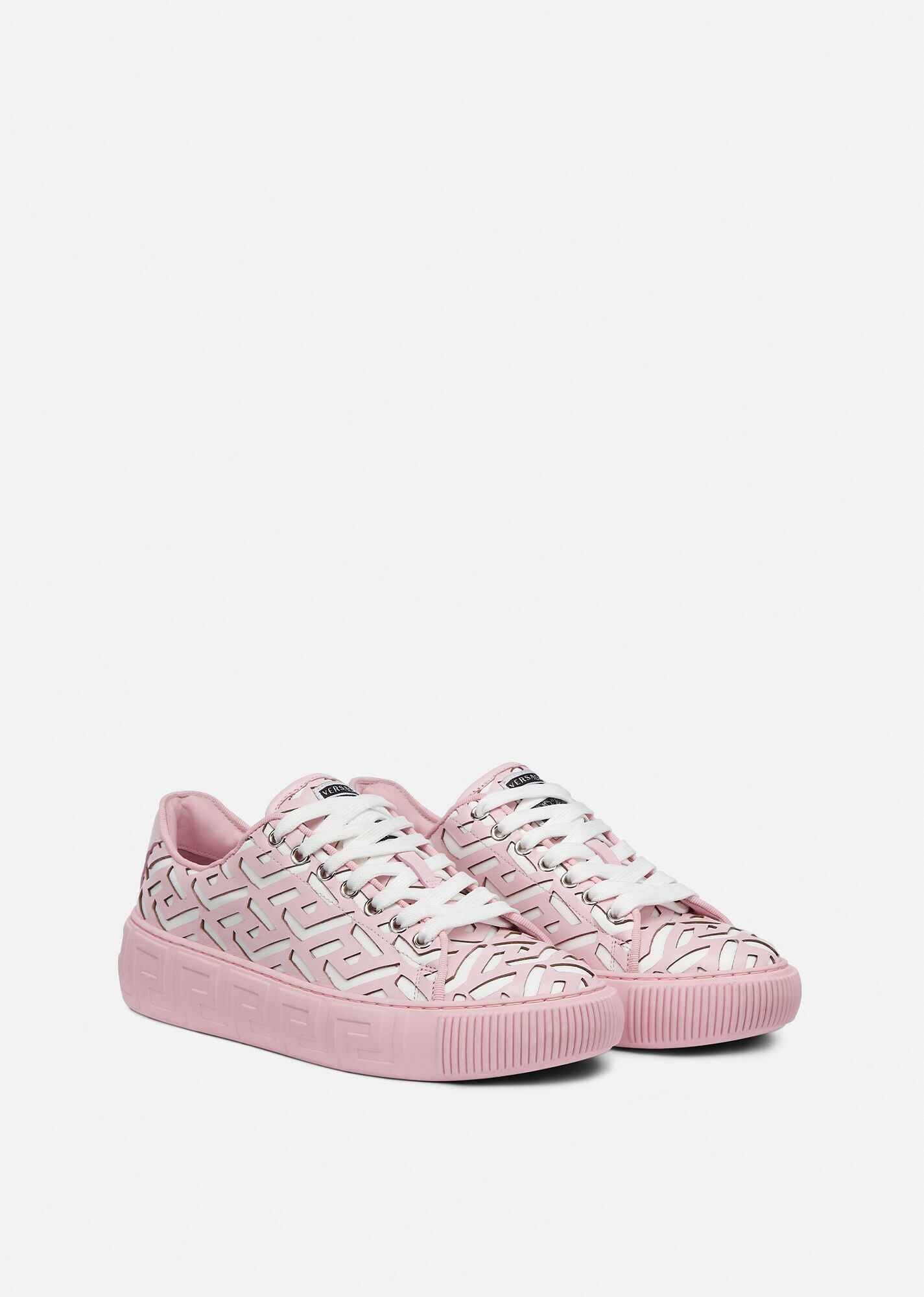 Greca Laser Cut Sneakers - 2
