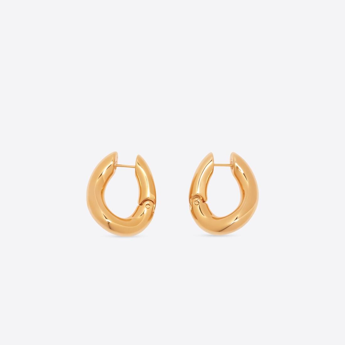 Women's Loop Earrings in Gold - 2