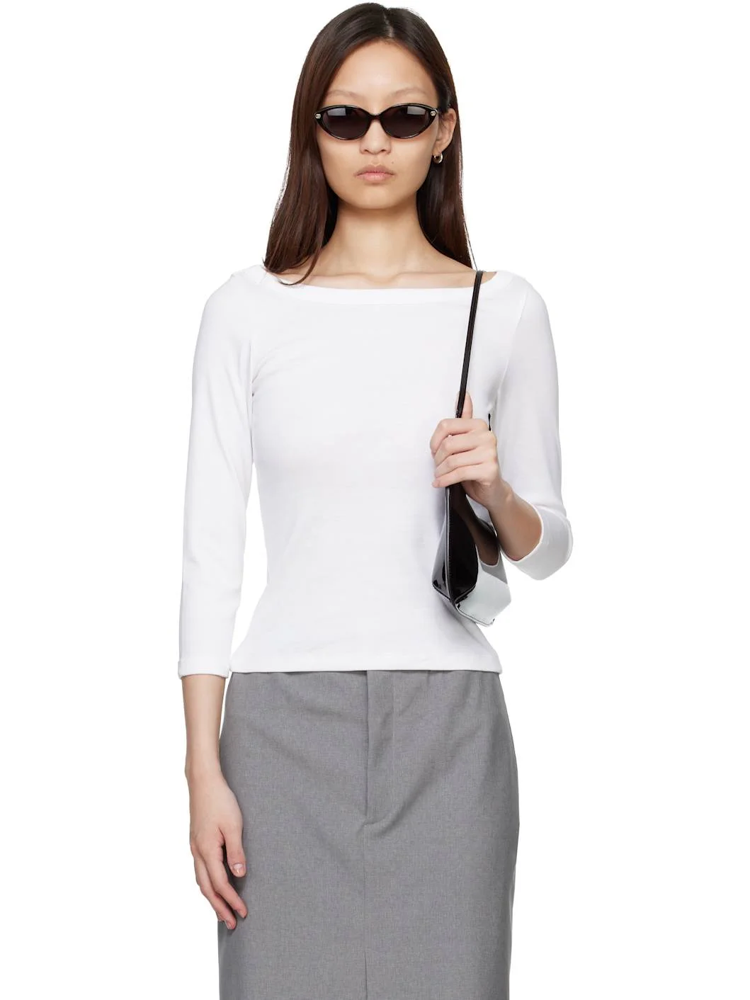 White Steffi T-shirt - 1