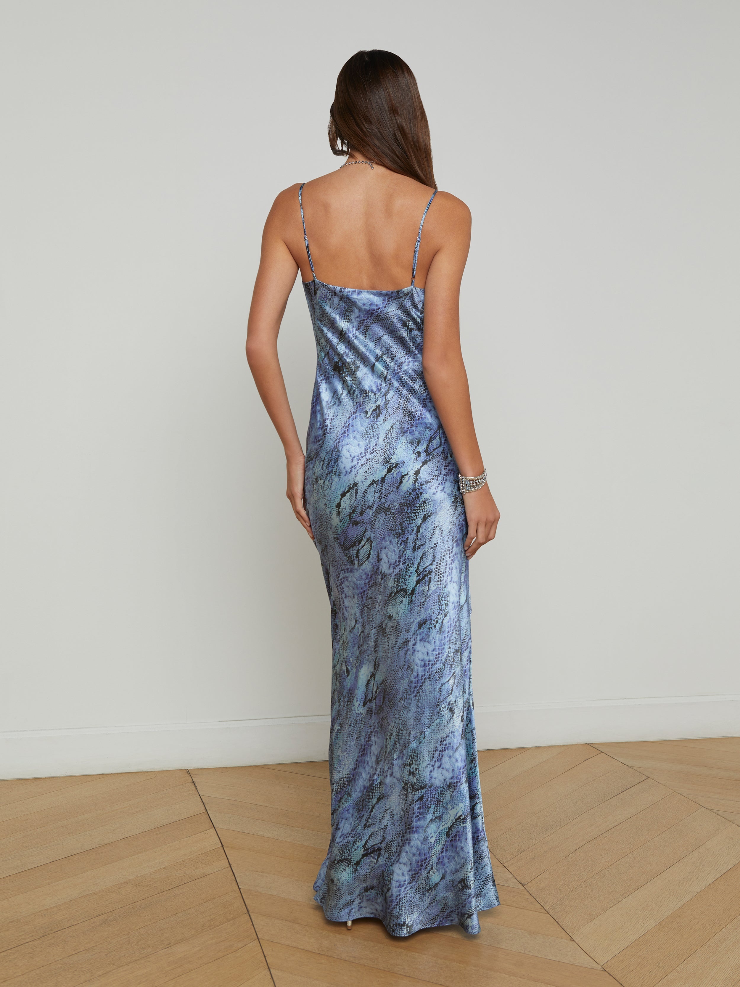 Serita Silk Slip Dress - 4