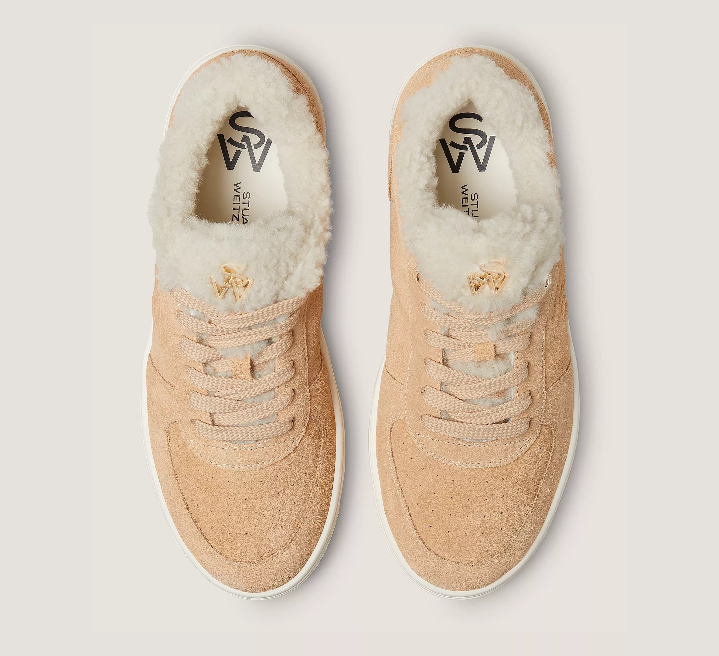 SW COURTSIDE SHEARLING SNEAKER - 6