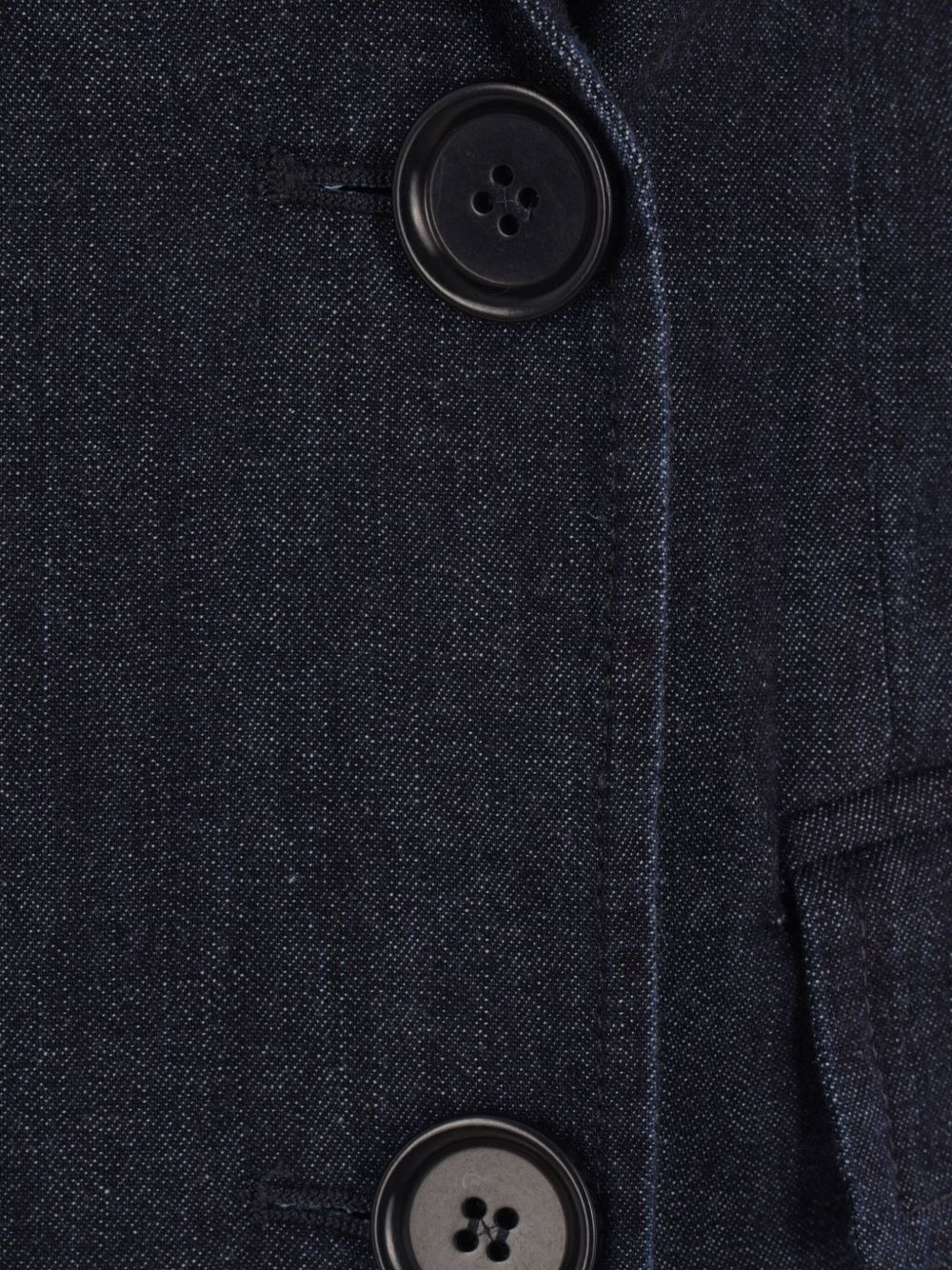 double-breasted denim blazer - 6