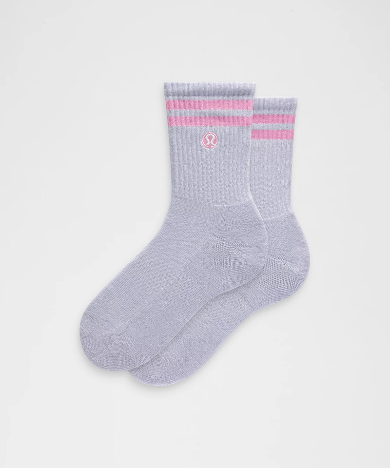 Unisex Daily Essential Quarter Socks *Stripe 1