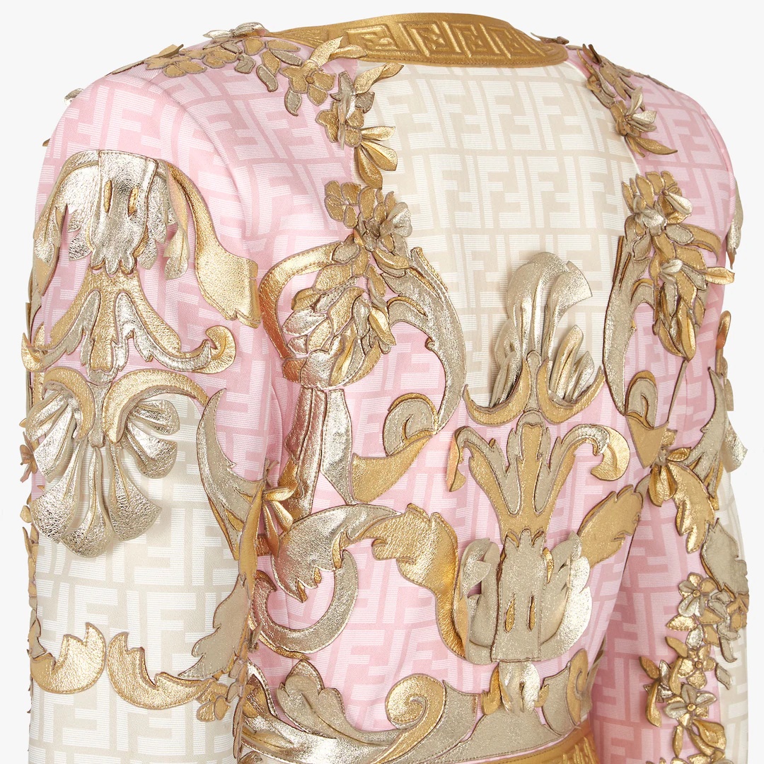 Fendace jacket in multicolor nappa leather - 3