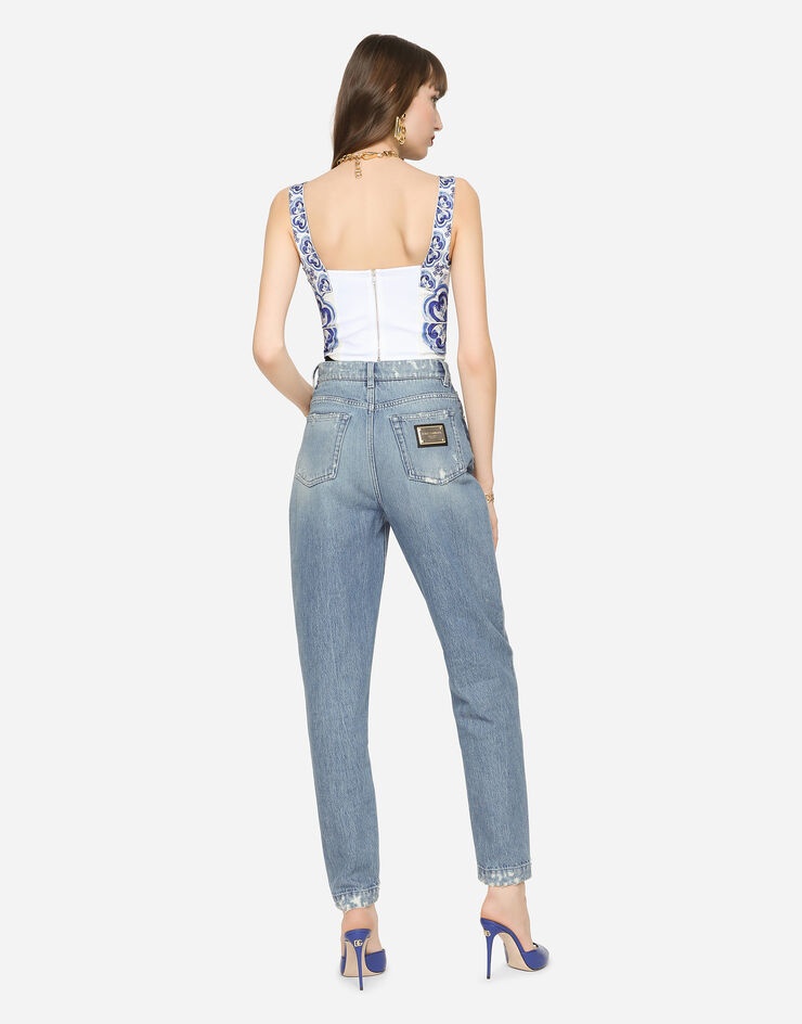 Jeans with mini-ripped details - 2