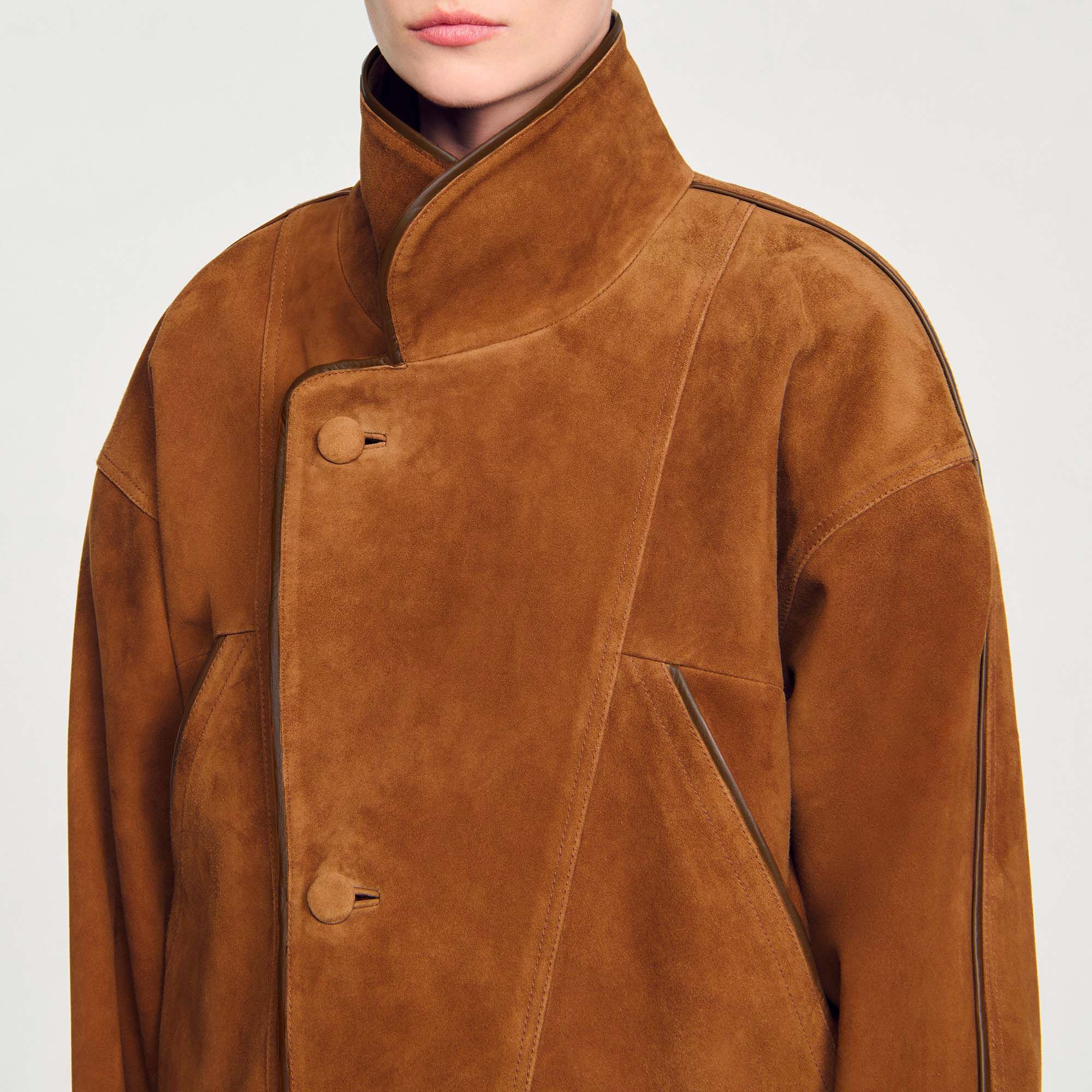 OVERSIZED SUEDE JACKET - 3