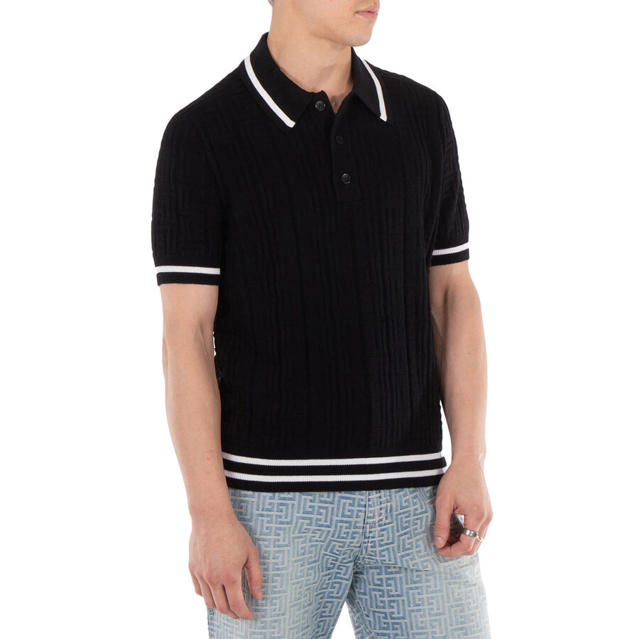 Balmain Knitted Wool Polo Shirt - 2