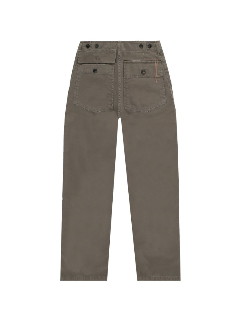 FORTELA Jerry button cotton straight trousers outlook