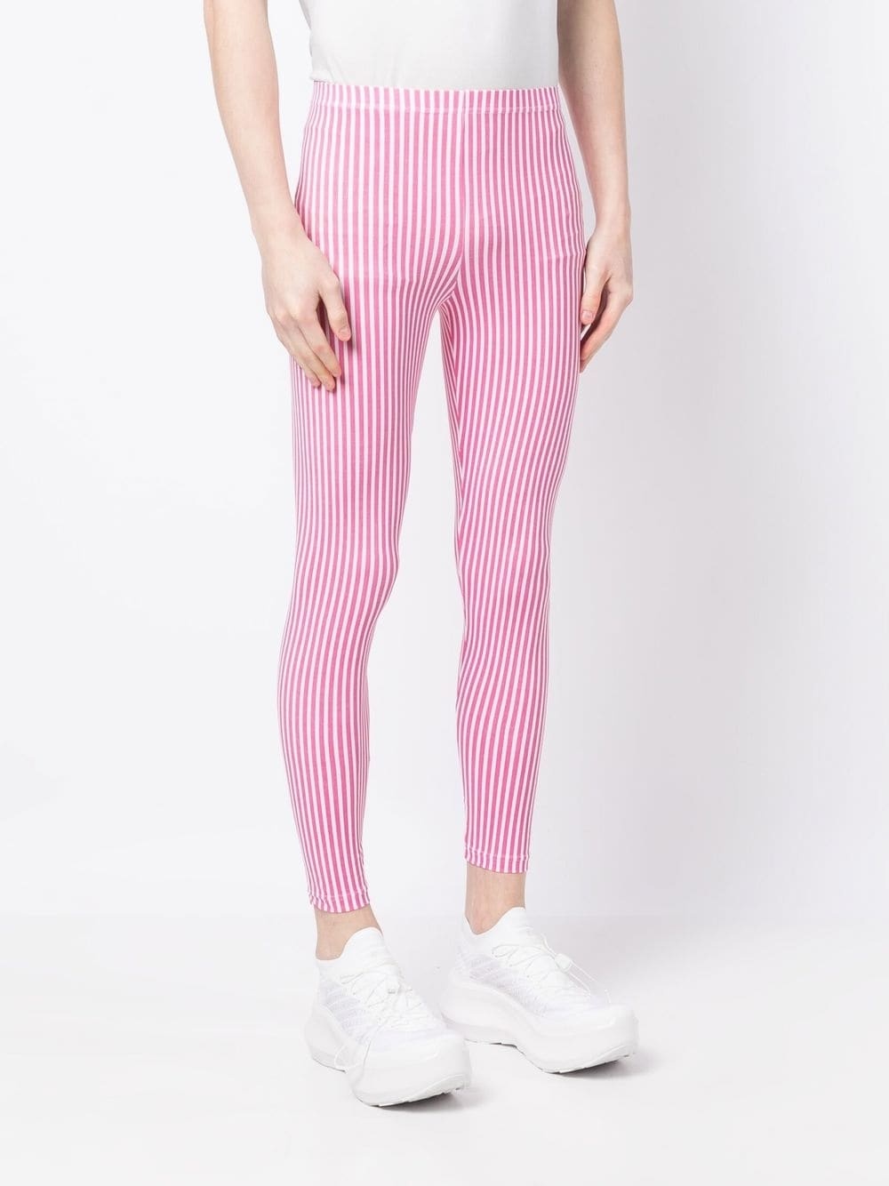 vertical-stripe leggings - 3