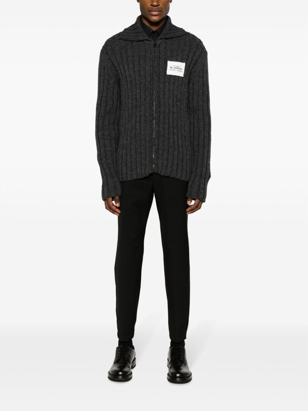 Re-Edition virgin wool cardigan - 2