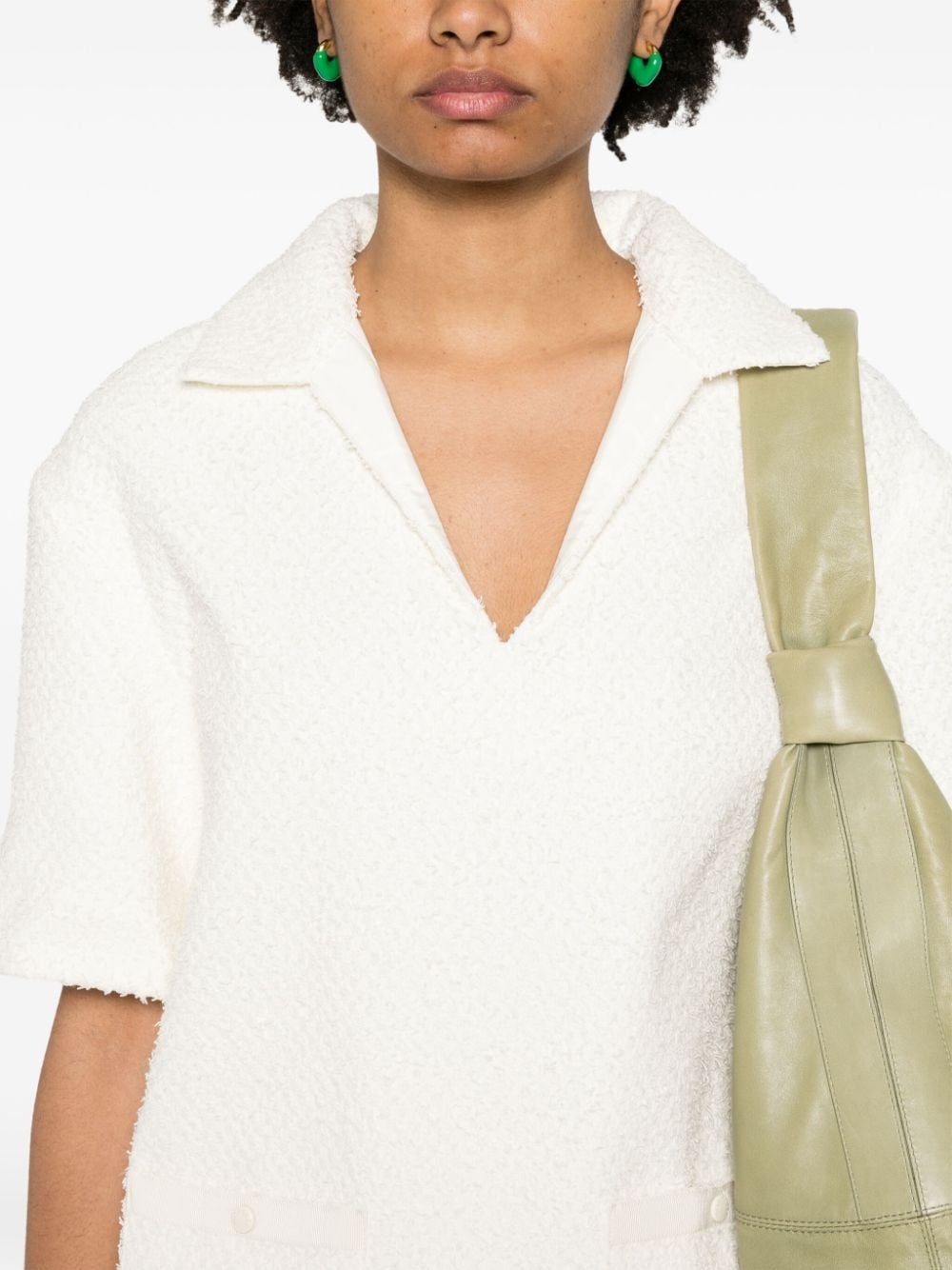 logo-appliquÃ© textured top - 5