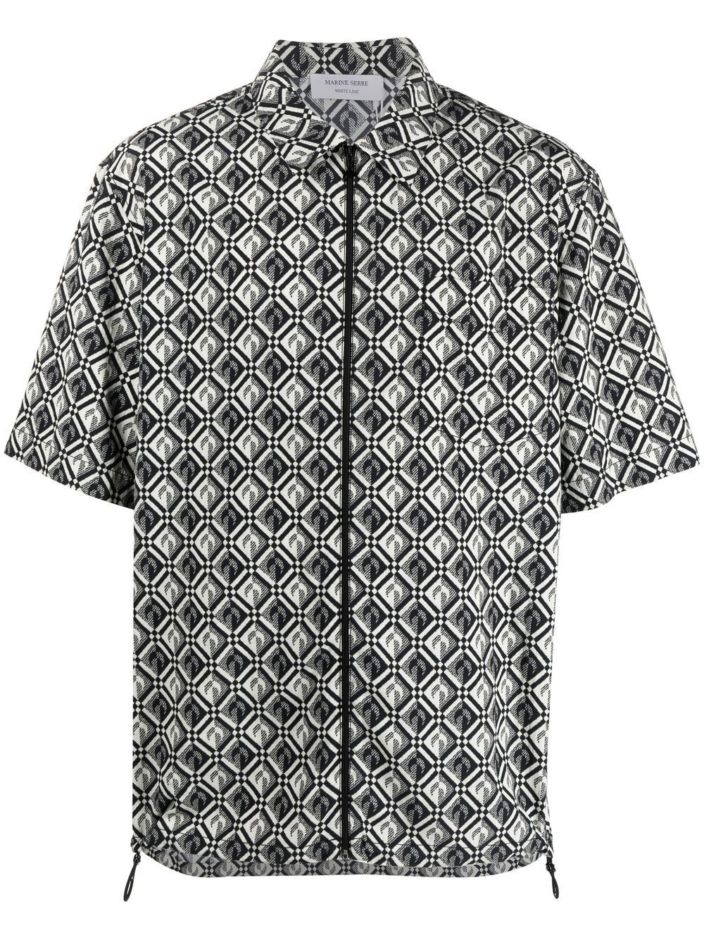 Zephyr diamond-pattern moon shirt - 1