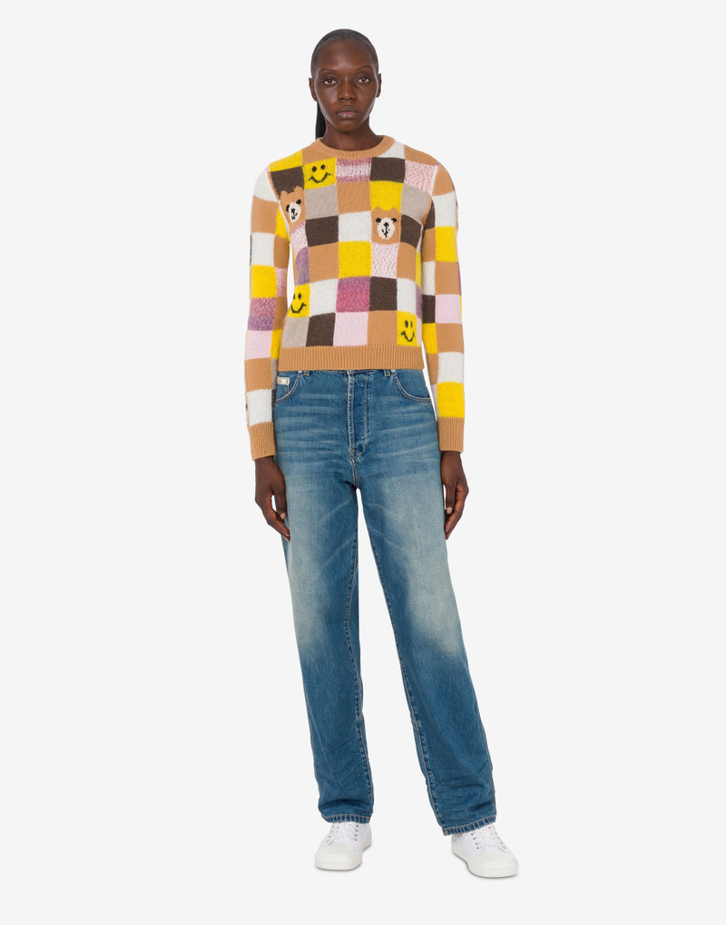 WOOL AND CASHMERE BLEND PULLOVER 1