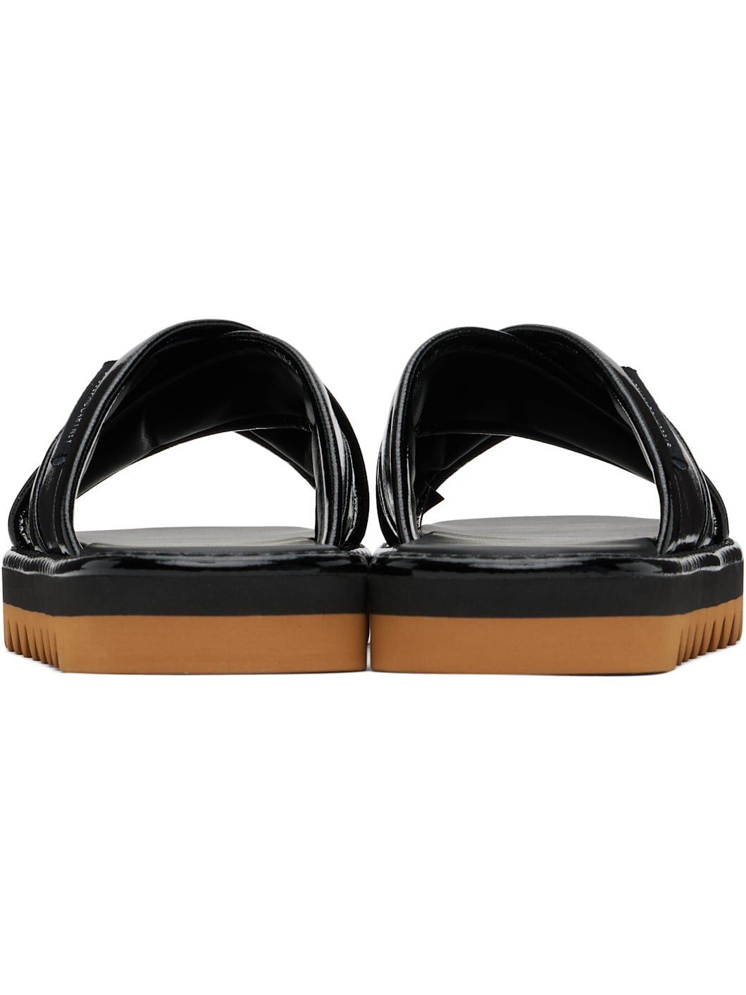 Black Sneak-Elyse Twisted Sandals - 2