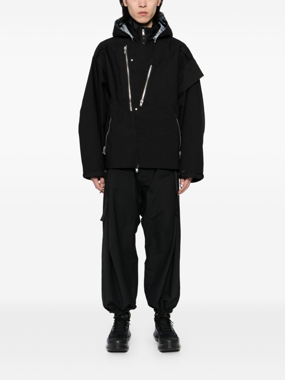 P30BL-E drop-crotch trousers - 2