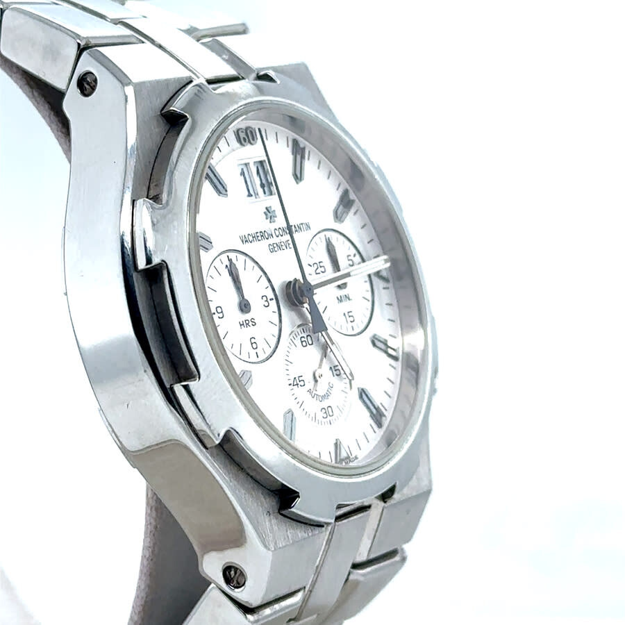 Pre-owned Vacheron Constantin Overseas Chronograph Automatic Silver Dial Men's Watch 49140/423A-8790 - 3
