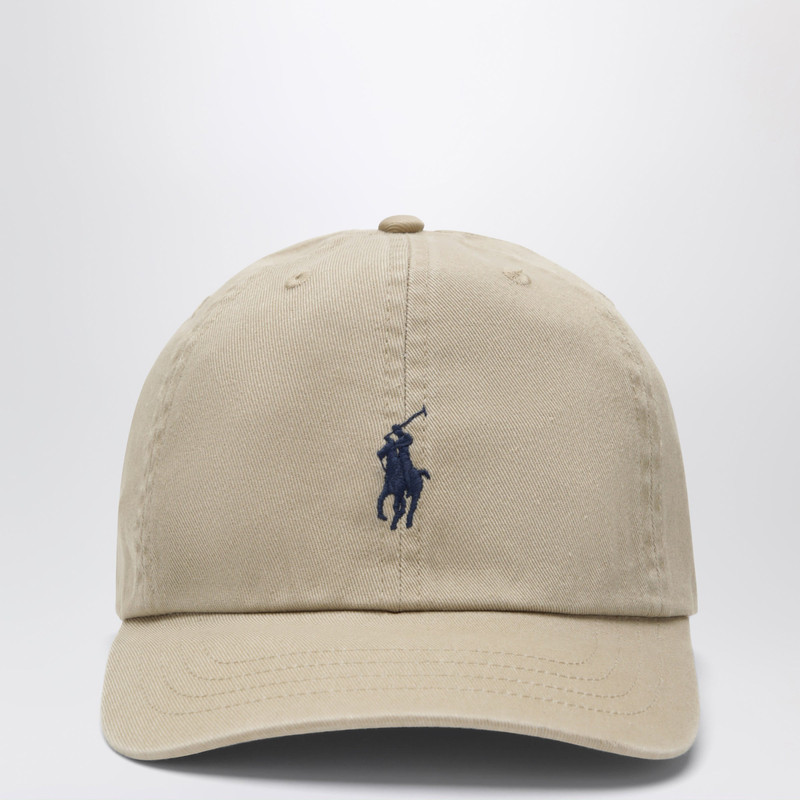Polo Bear khaki cotton baseball cap 1