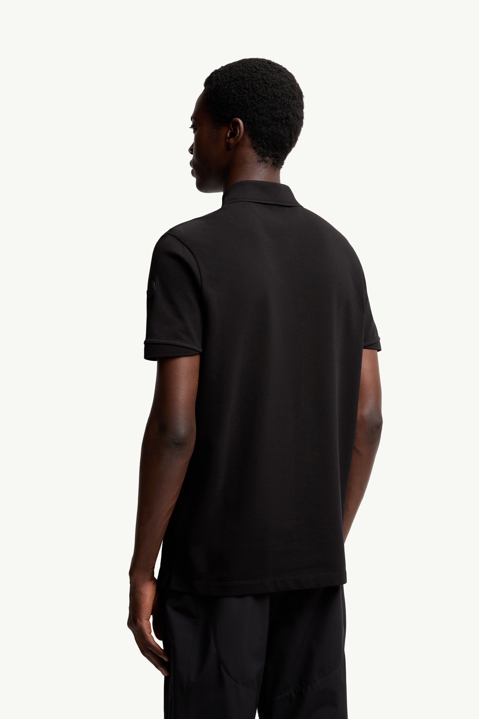 Logo Patch Cotton Piquet Polo Shirt - 5
