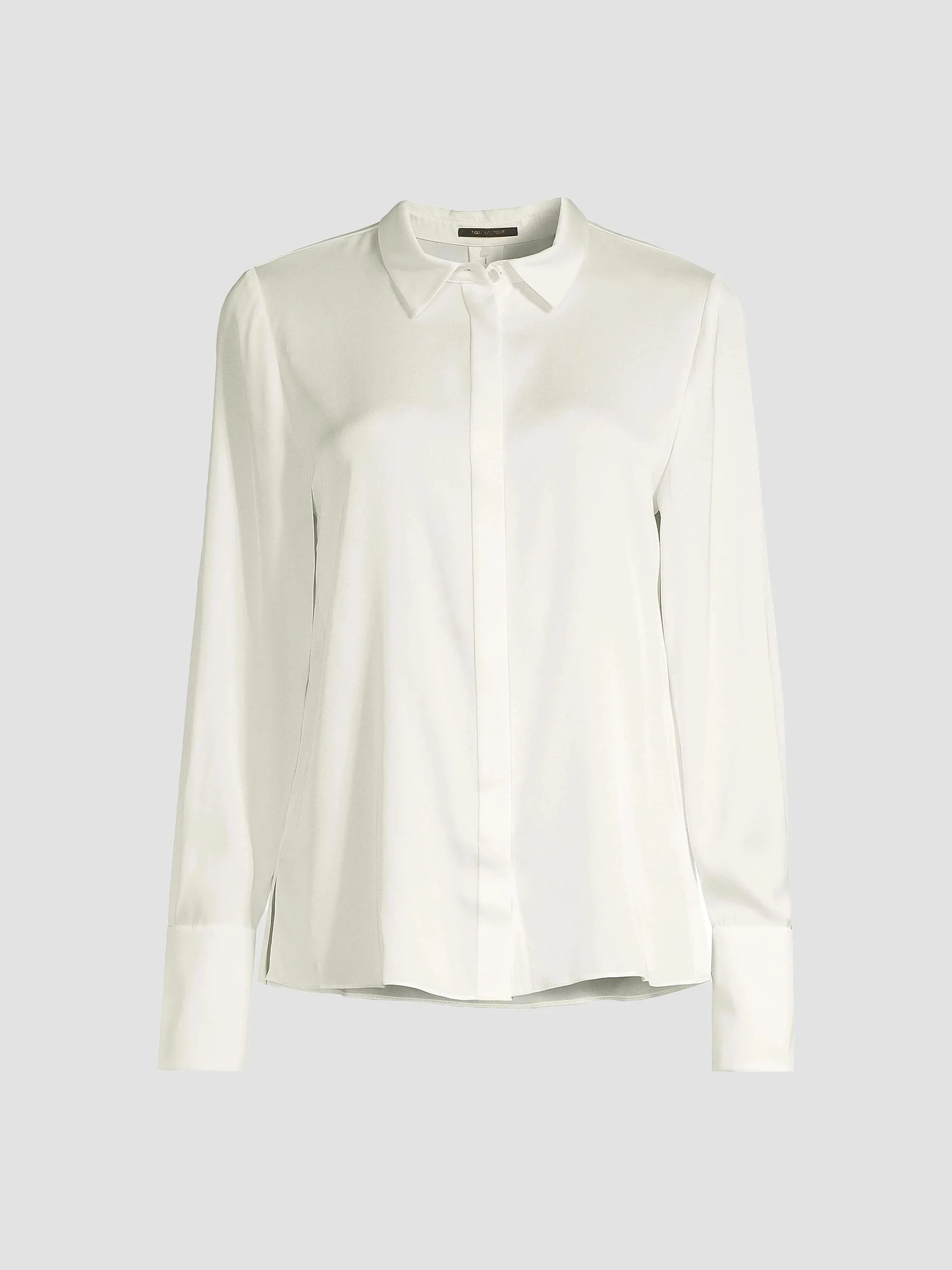 Women's Larissa Collared Silk-Blend Blouse - Ivory - 1