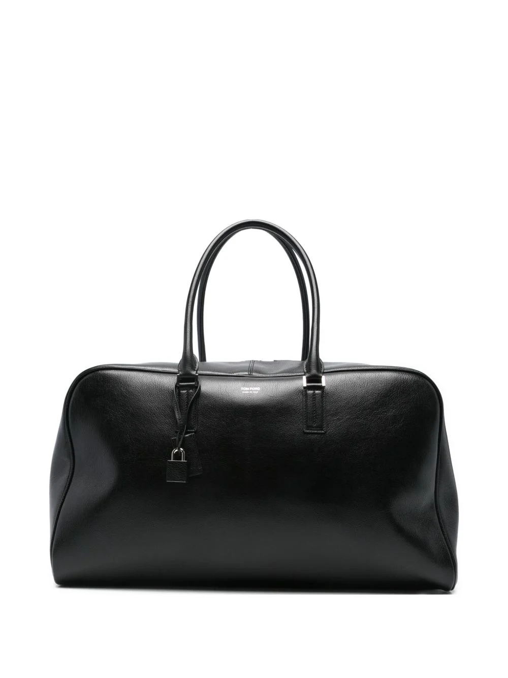 leather padlock holdall - 1