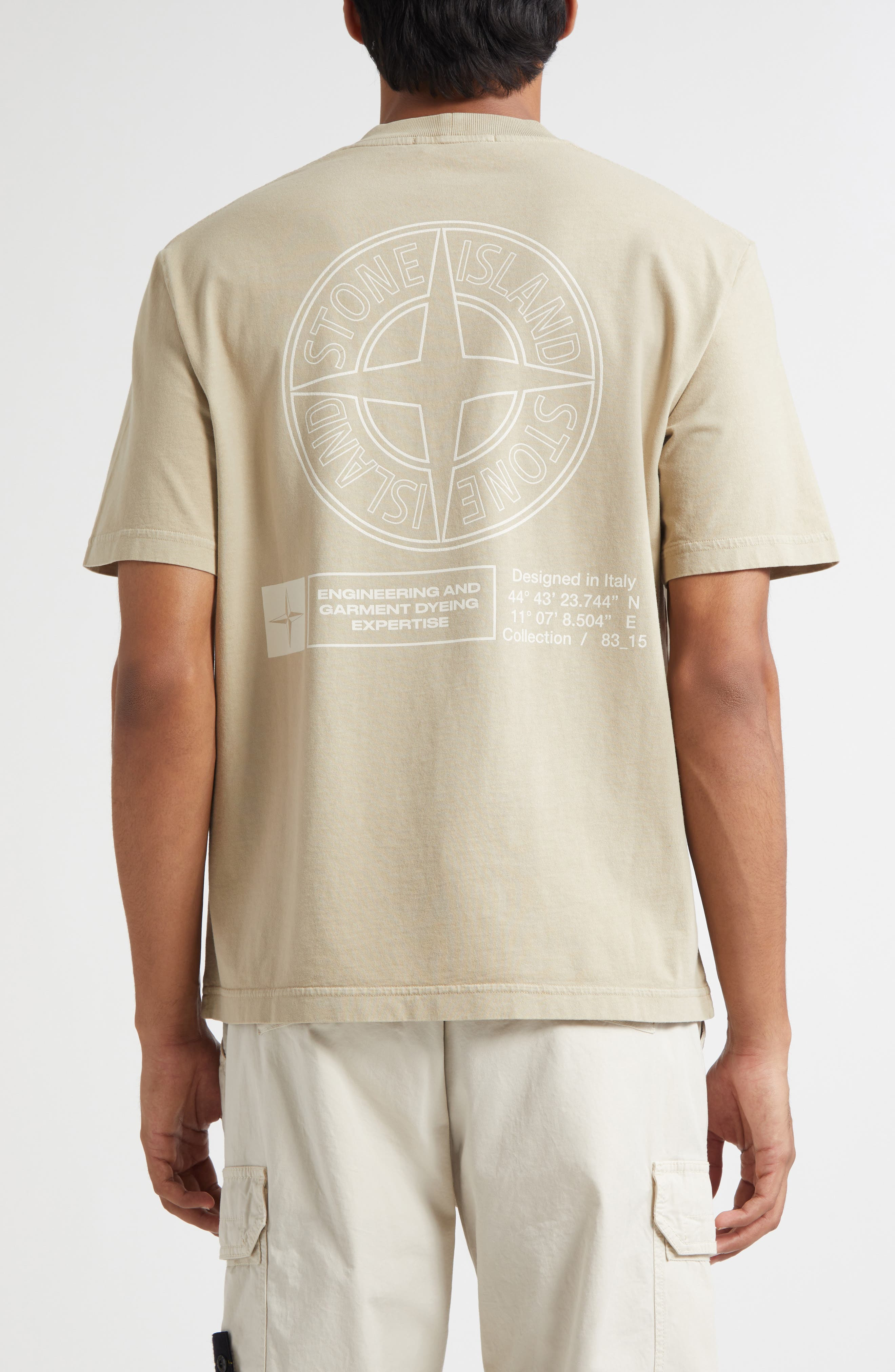 Stone Island Institutional One Logo Graphic T-Shirt in V009A Desert at Nordstrom - 2