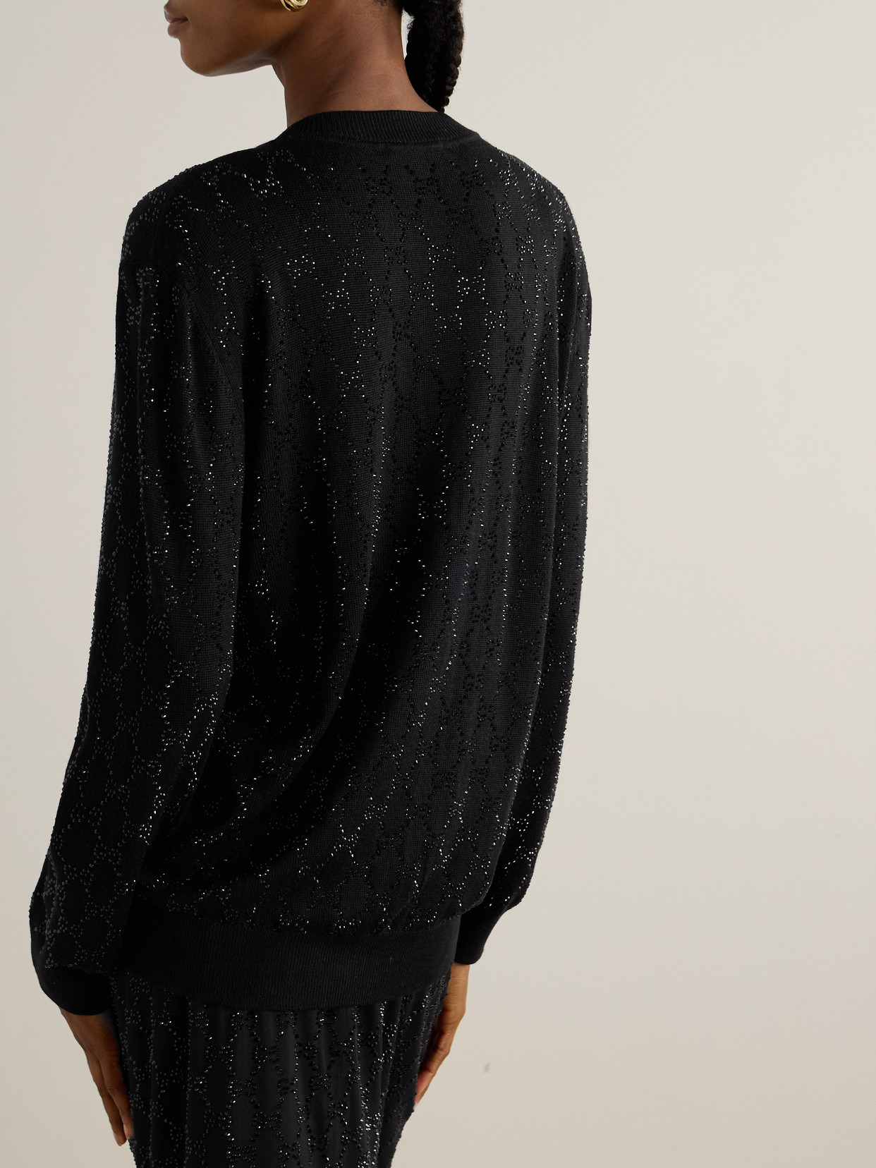Crystal-embellished Wool Cardigan - 3