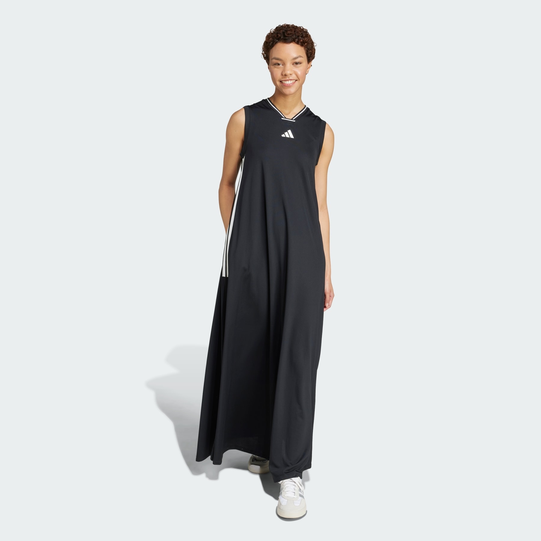 Tiro Cut 3-Stripes Soft Mesh Long Dress - 2