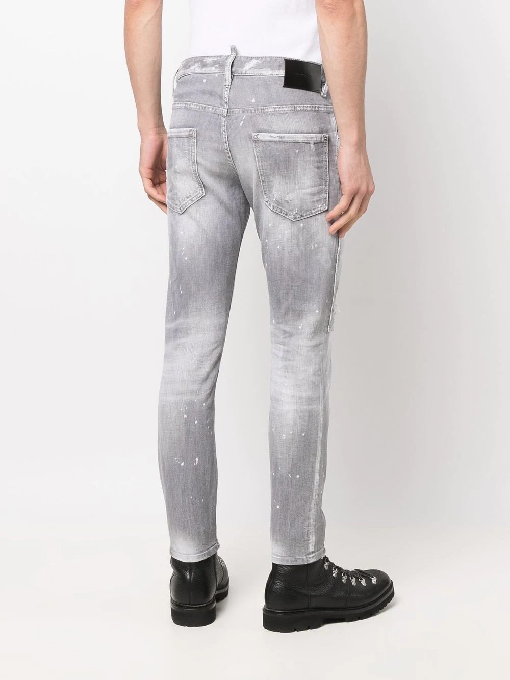 distressed skinny jeans - 4