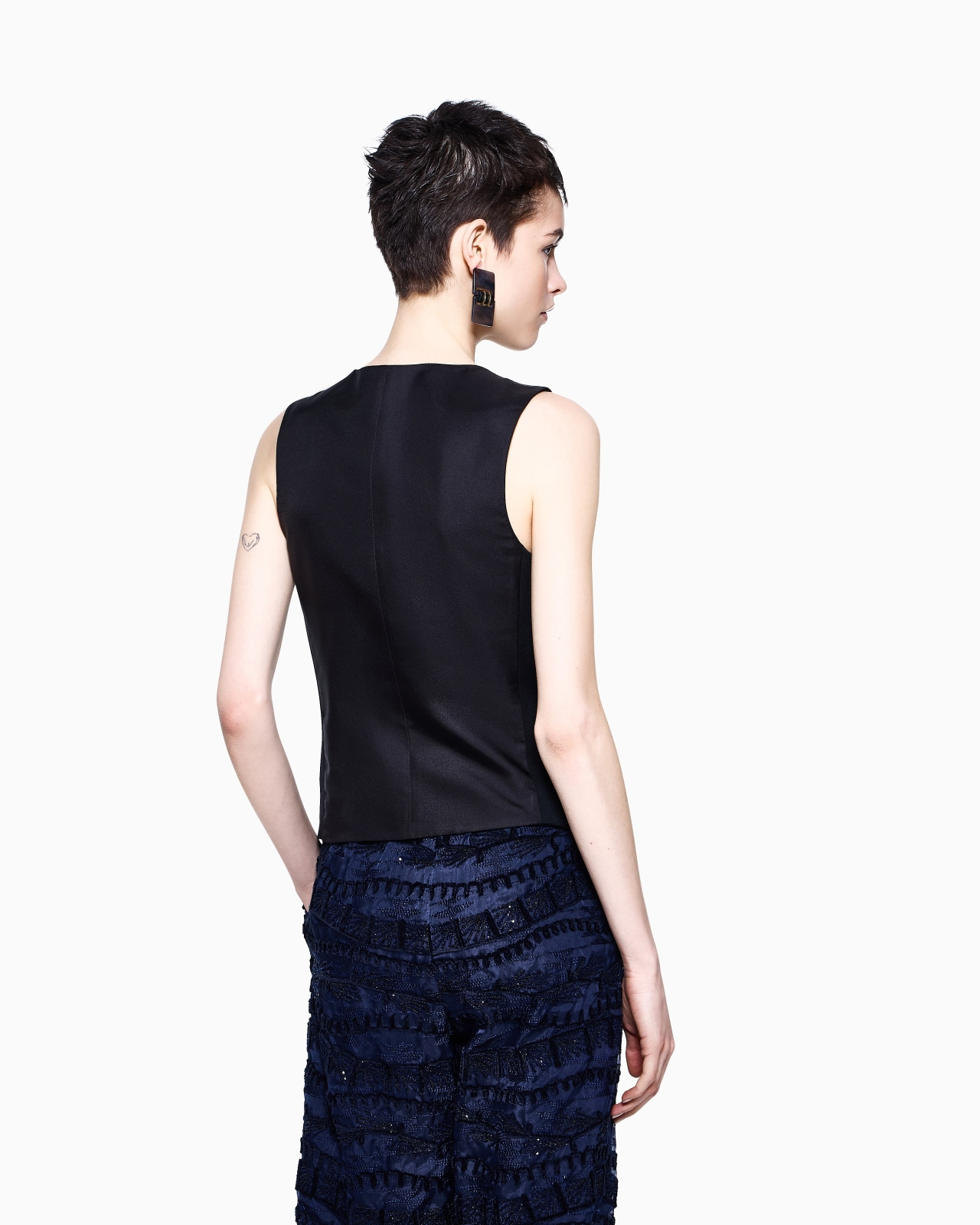 SINGLE-BREASTED WOOL WAISTCOAT - 3