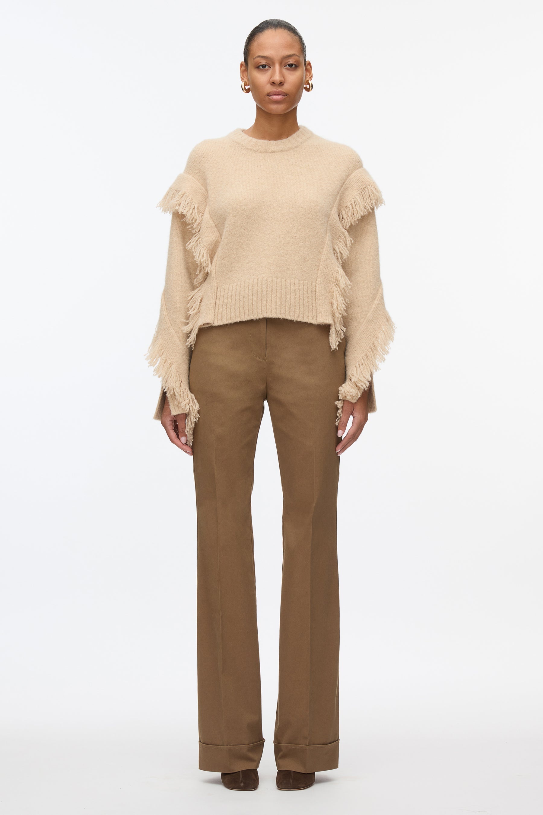Fringe Crewneck Pullover - 3