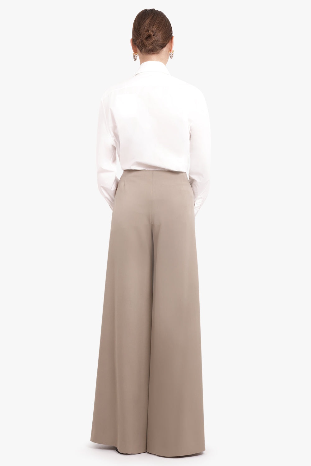 DELA WIDE LEG PANT | GREY TAUPE - 4