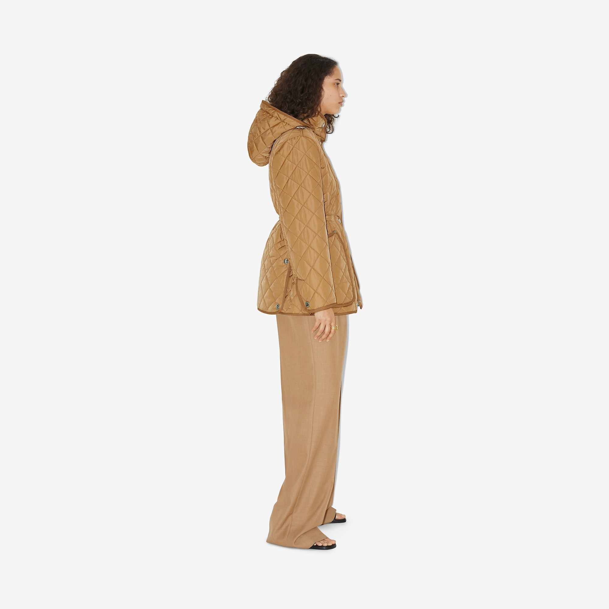 Diamond Quilted Nylon Jacket - 3