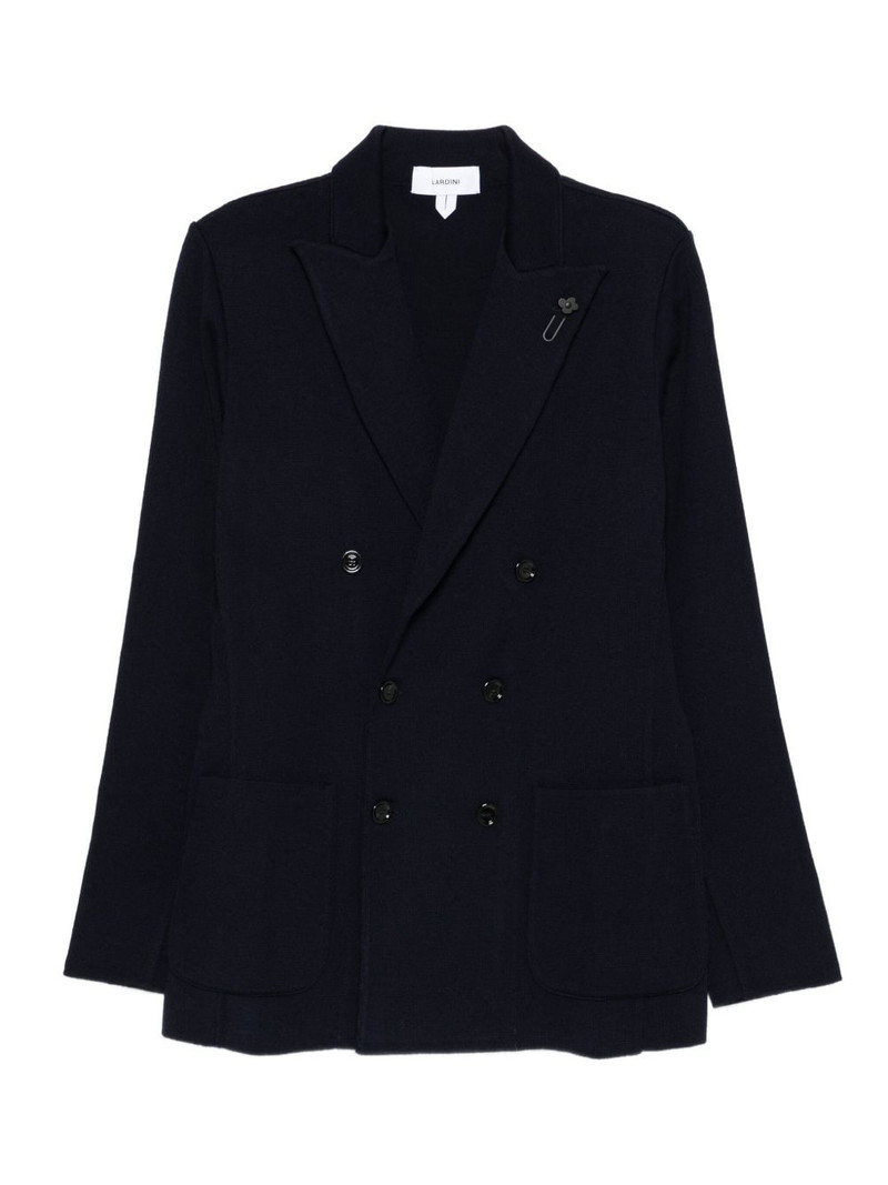 double-breasted patch-pocket jacket 1