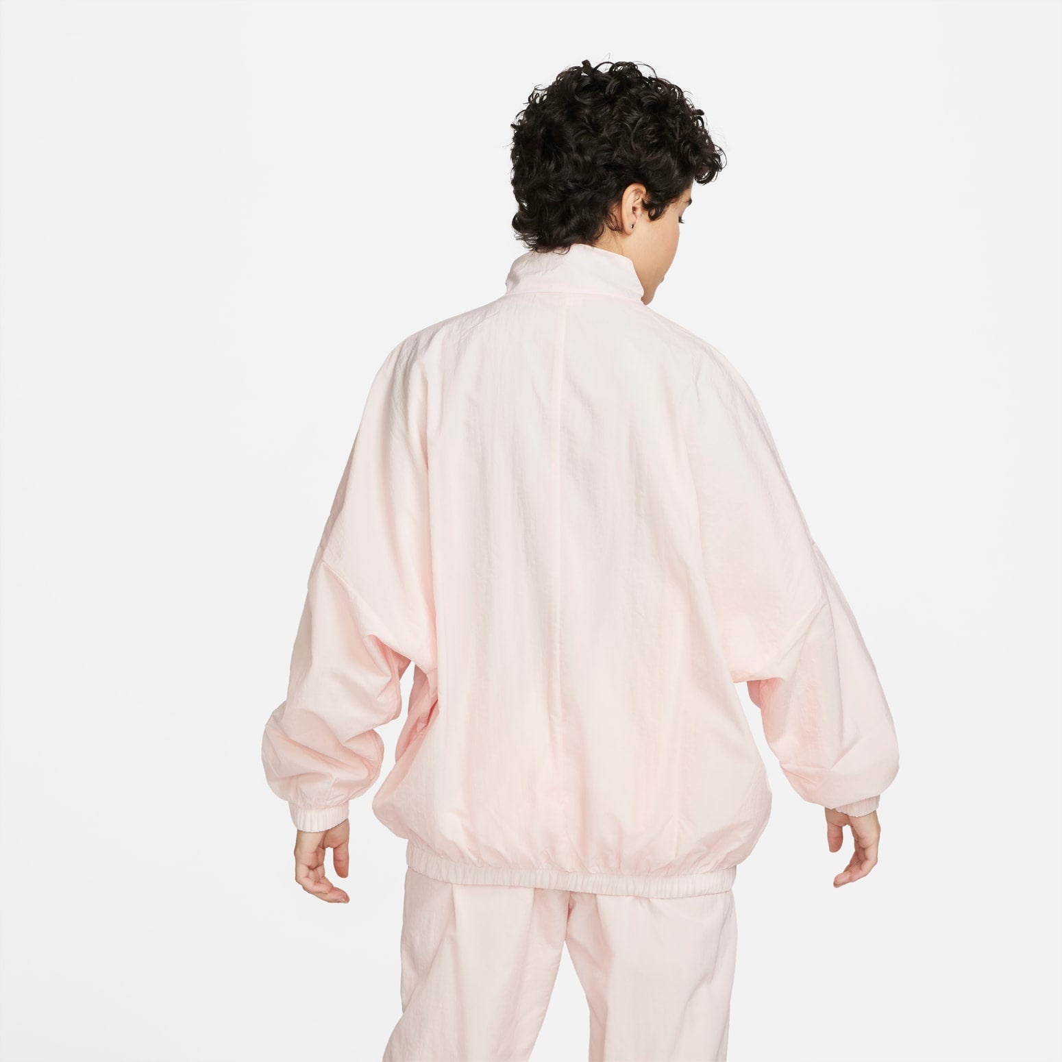 (WMNS) Nike Sportswear Sportswear Essential Woven Jacket 'Pink' DM6181-610 - 2