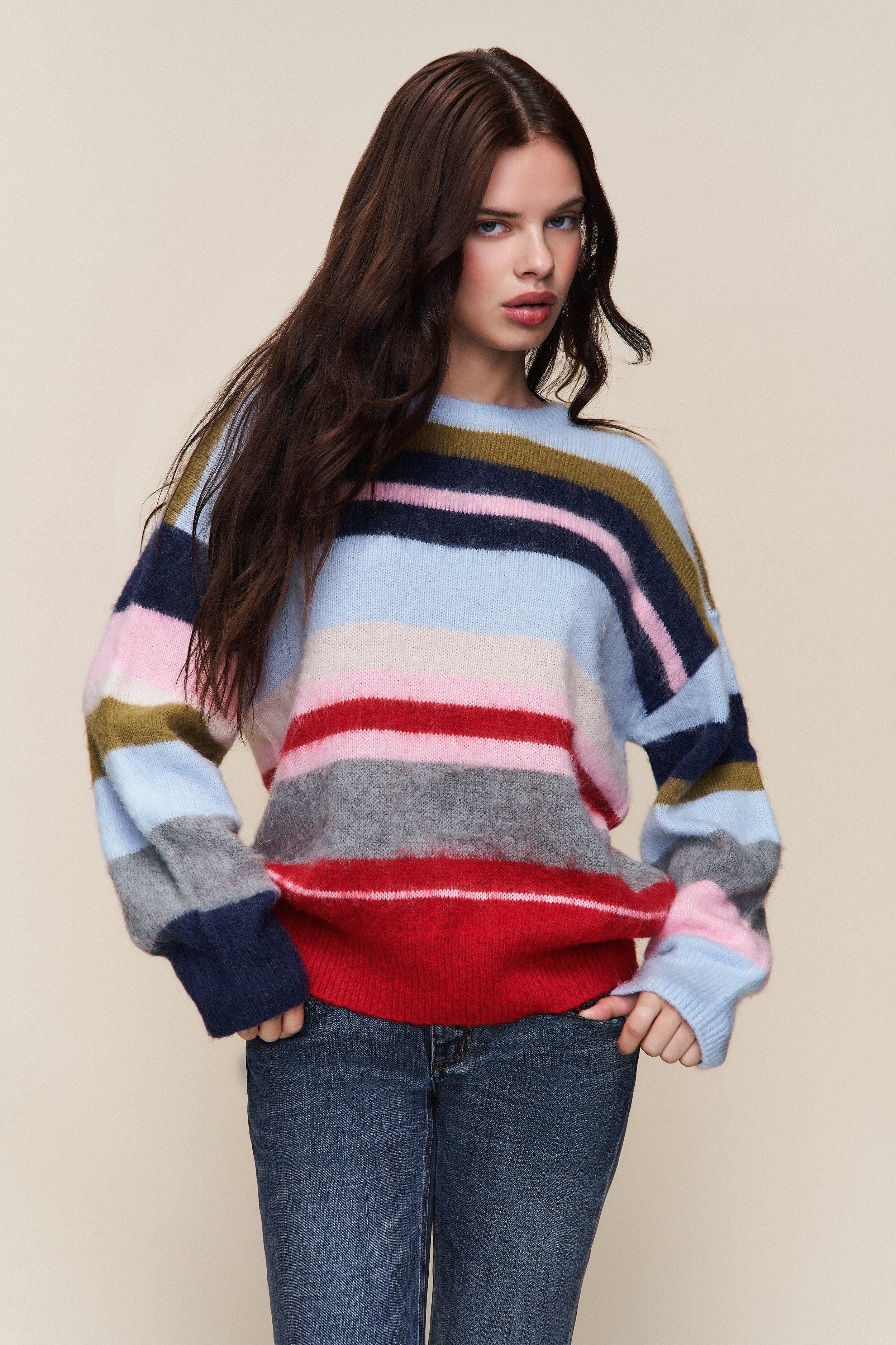 HAWLEY OVERSIZED STRIPE JUMPER - 3