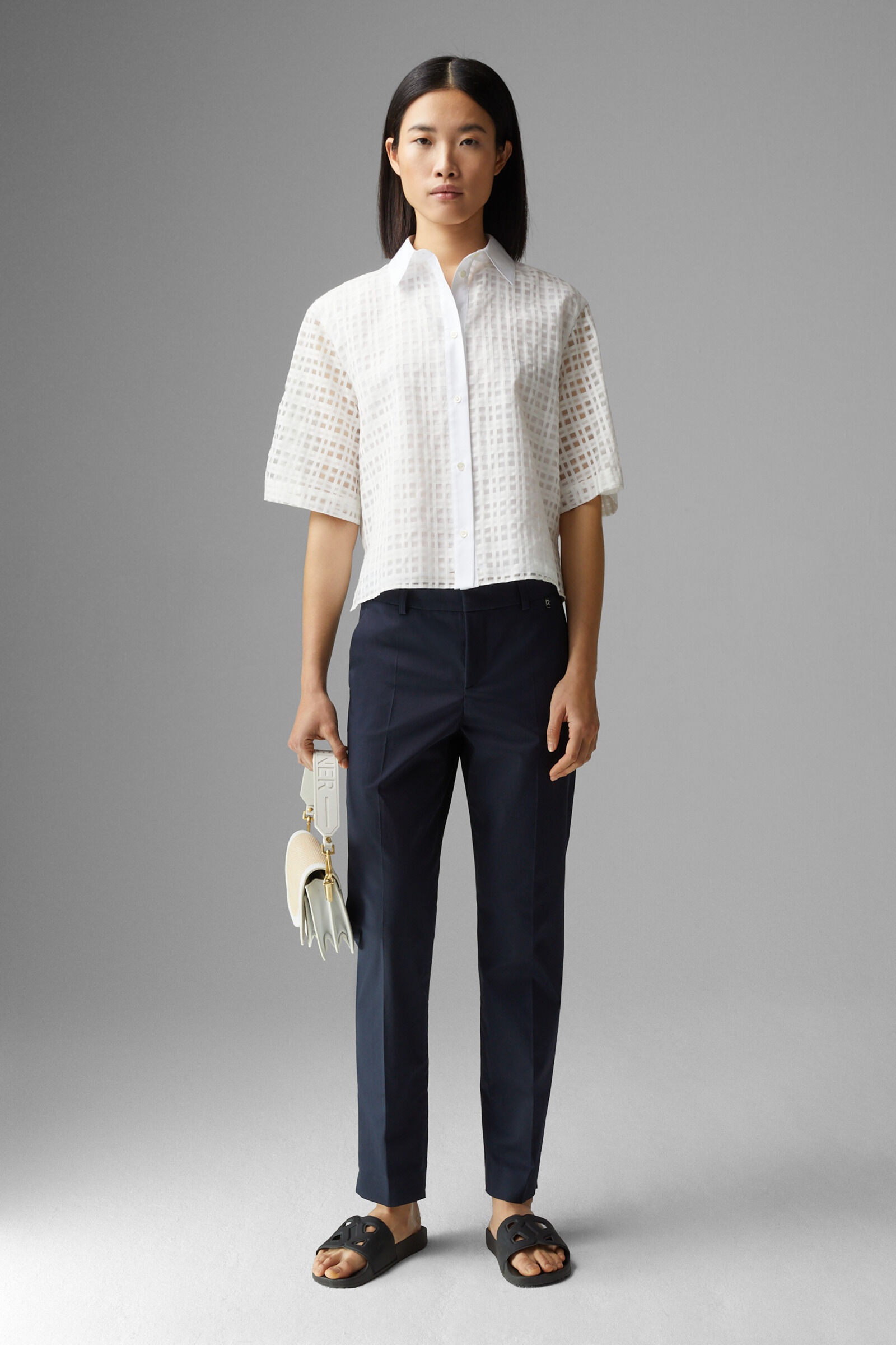 Joy Chinos in Navy blue - 4