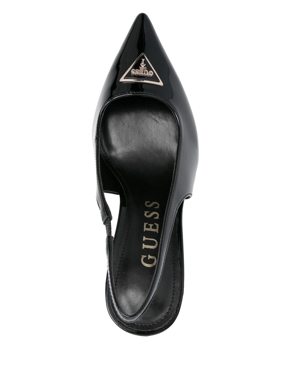 80mm leather heeled pumps - 4