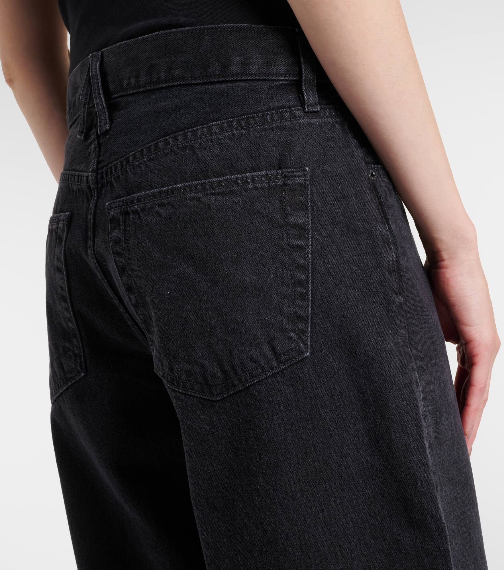 Tess Long high-rise barrel-leg jeans - 6