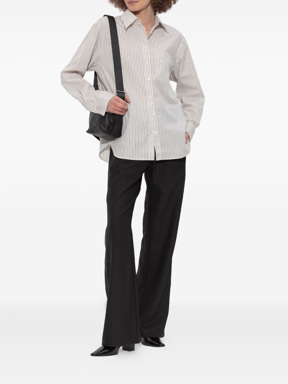striped pin-cuff shirt - 2