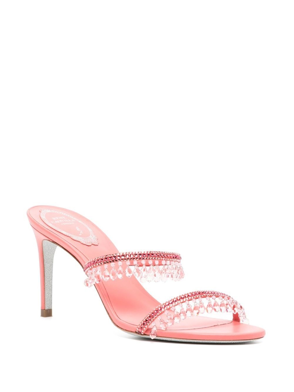 crystal-embellished sandals - 2